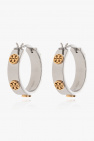 Tory Burch SILVER ‘Miller’ hoop earrings