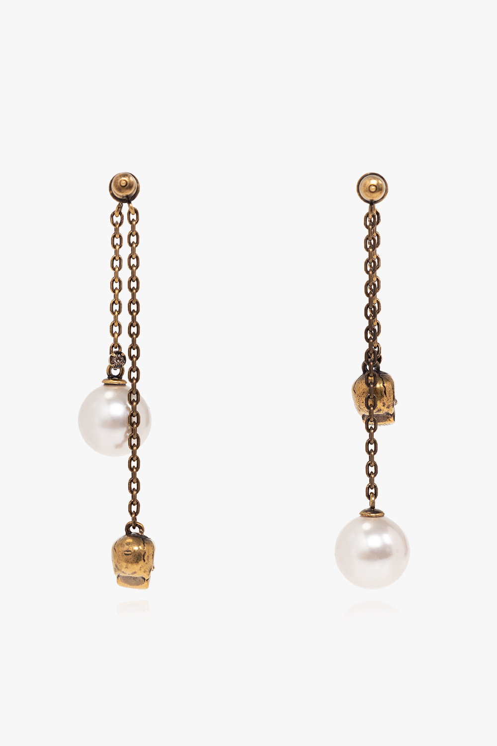 Alexander McQueen Brass earrings