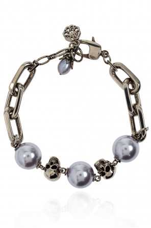 alexander mcqueen snake skull para bracelet item