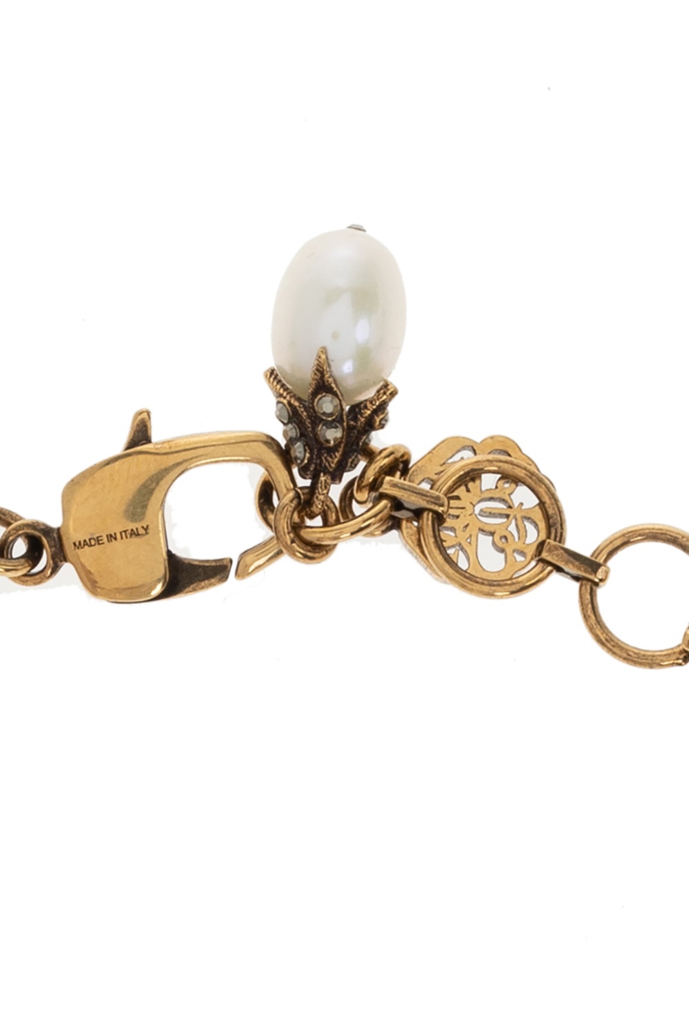 Alexander McQueen Pearl-embellished bracelet