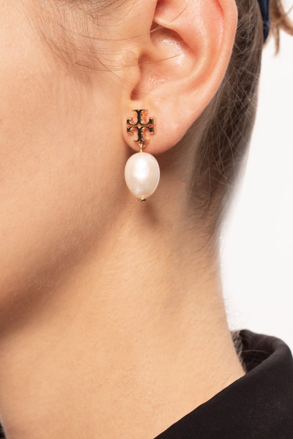 Gold 'Kira Pearl' earrings Tory Burch - Vitkac Italy