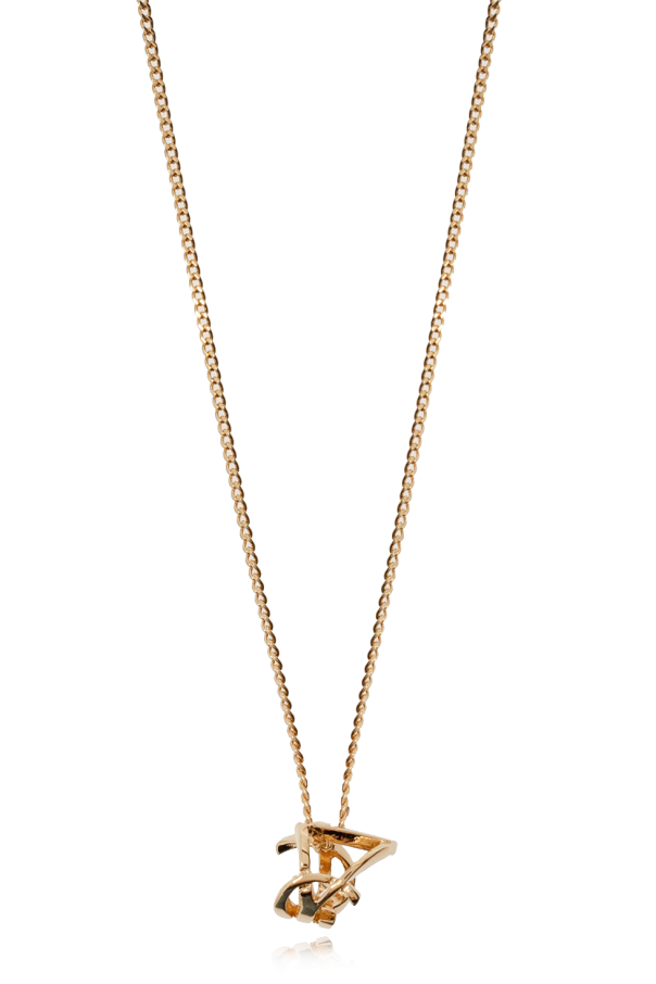Necklace with logo charm od Saint Laurent