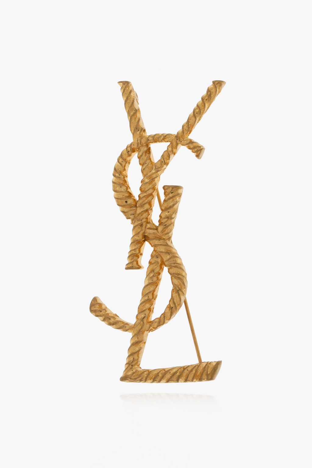 Saint Laurent Logo brooch