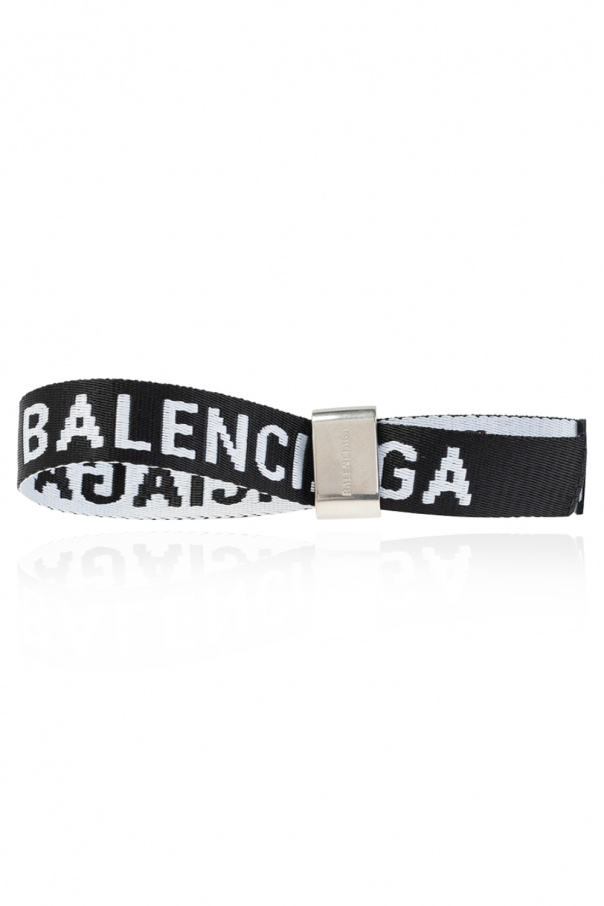 Balenciaga BLACK Bracelet with logo