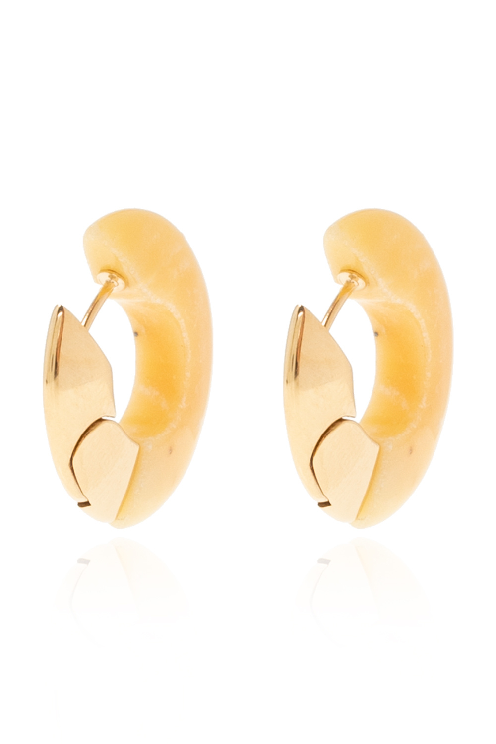 Bottega Veneta Earrings with yellow quartz