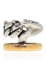 Alexander McQueen Ring with logo