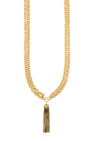 Saint Laurent Necklace with tassel pendant