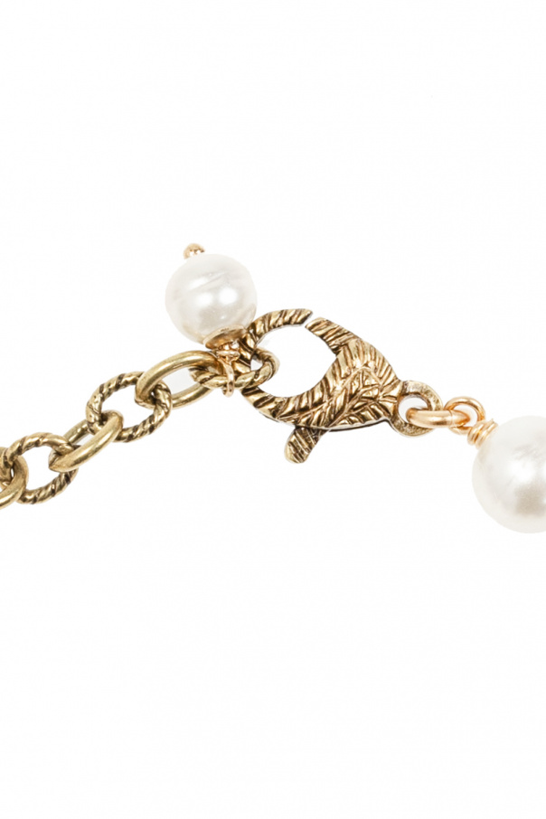 Gucci Glass pearl bracelet