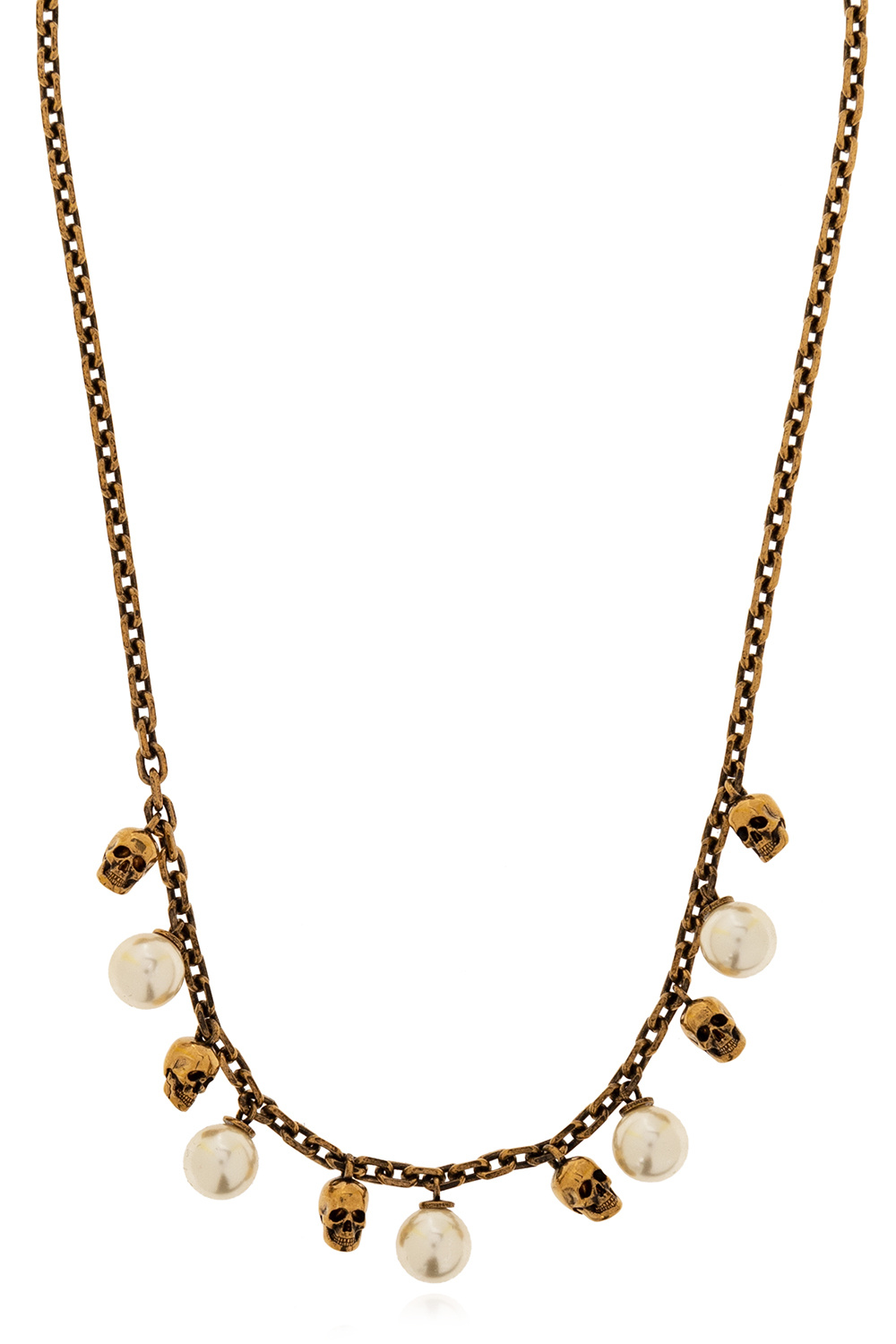 Alexander McQueen Brass necklace