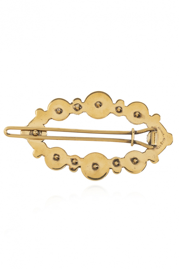 Alexander McQueen Pearl-embellished brooch