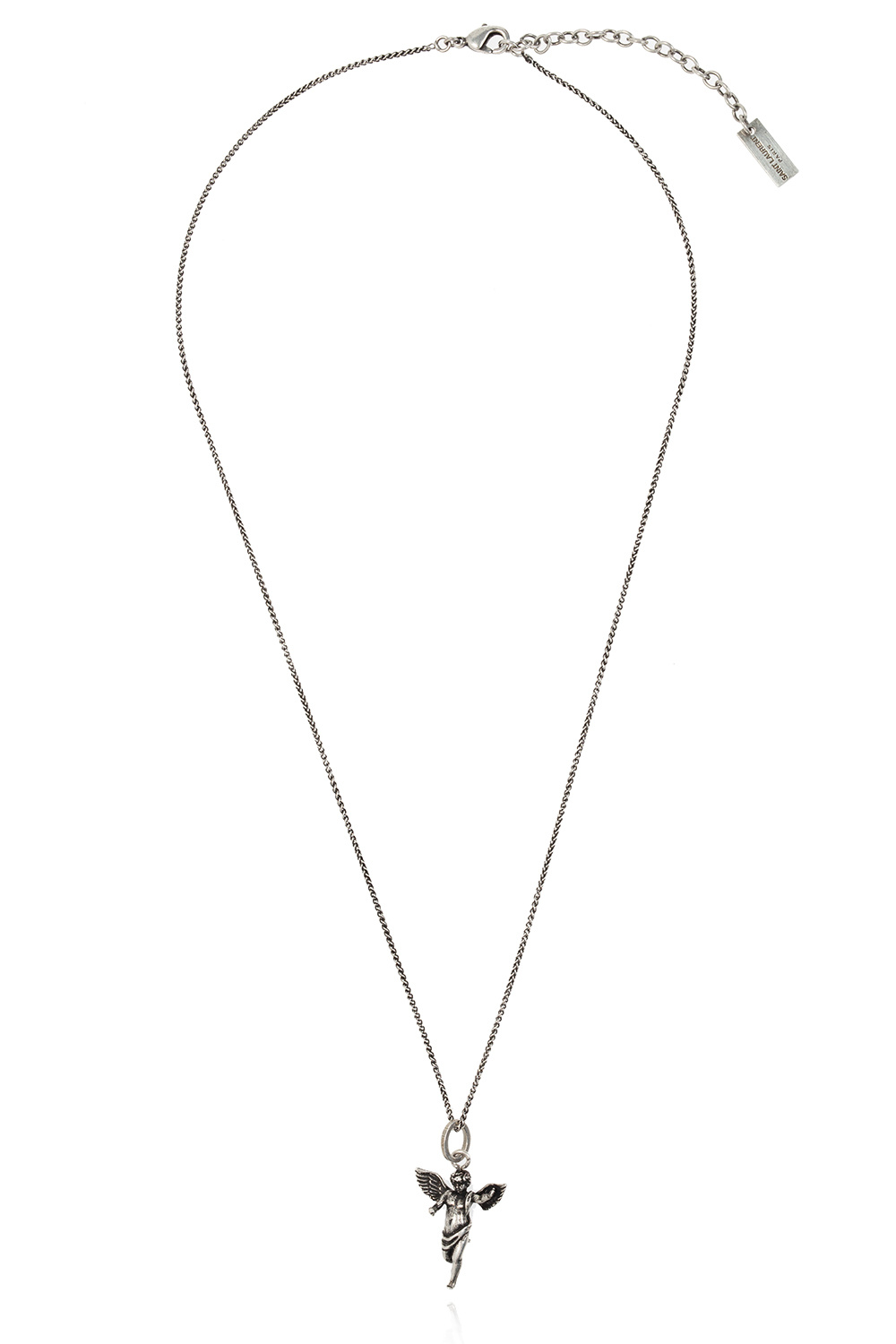 Saint Laurent Monogram Necklace in Metallic