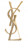 Saint Laurent GOLD Logo brooch