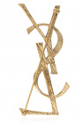 Saint Laurent GOLD Logo brooch