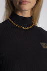 Saint Laurent Logo-embossed necklace