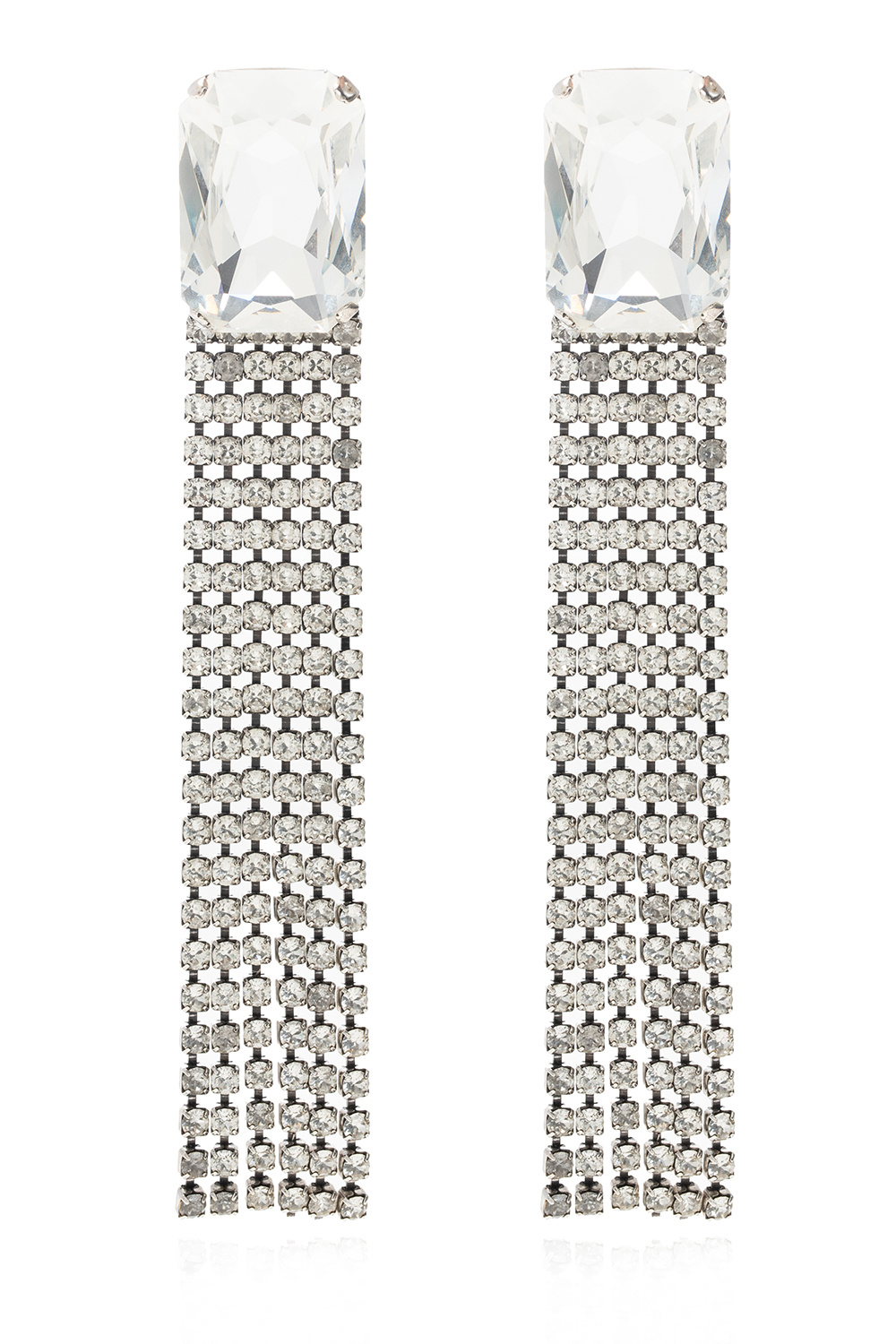 Saint Laurent Fringed clip-on earrings