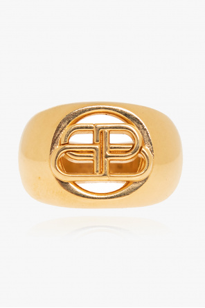 Ring with logo od Balenciaga