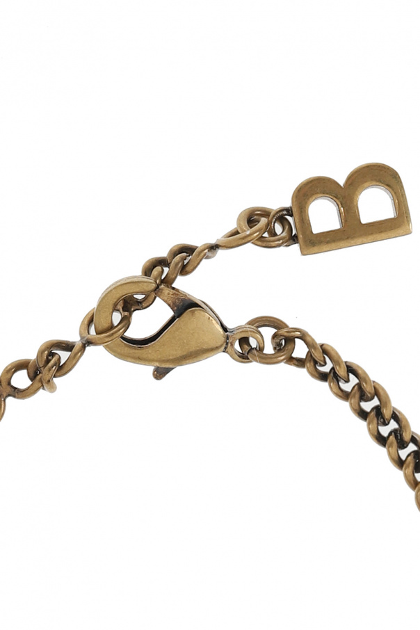 Balenciaga GOLD Bracelet with logo
