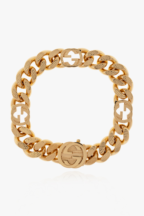 gucci Padlock Brass bracelet