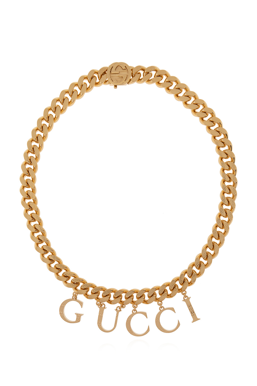 gucci enfiler Brass necklace