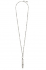 Saint Laurent SILVER Whistle necklace