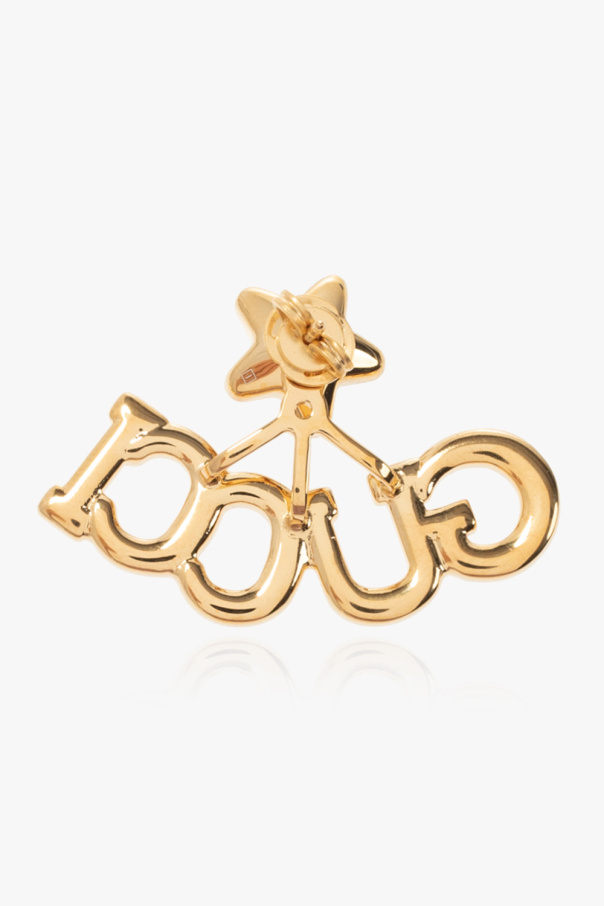 gucci ciemn Earring with logo