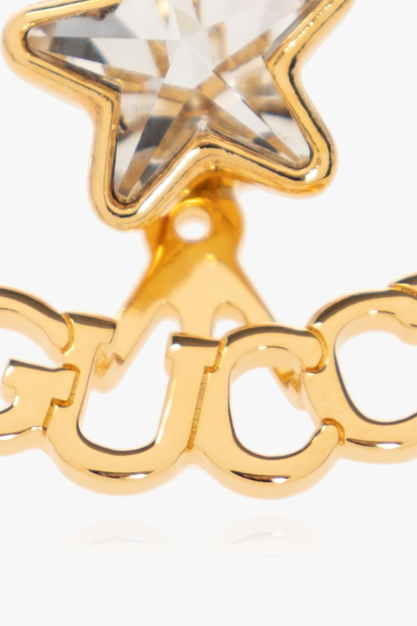 Gucci Borsa Gucci Gucci Vintage in struzzo marrone