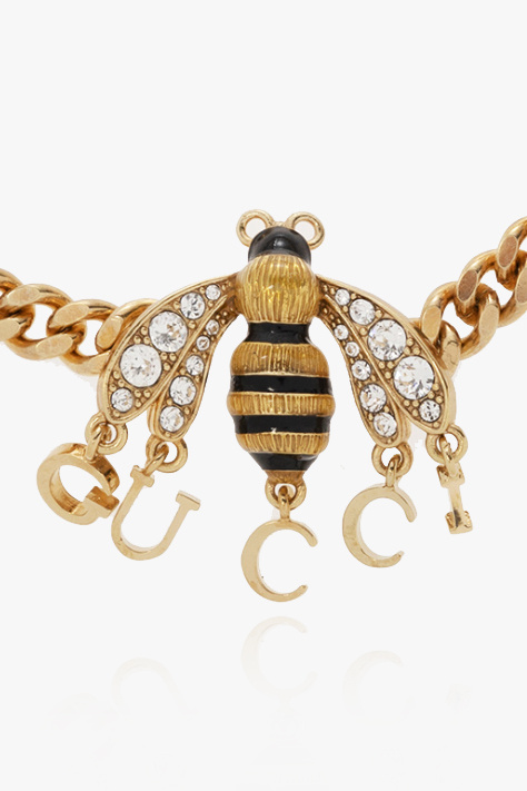 Le Vian Diamond Bee Necklace 1/4 ct tw 14K Honey Gold 18