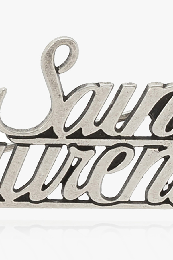 Saint Laurent Broszka w kształcie logo