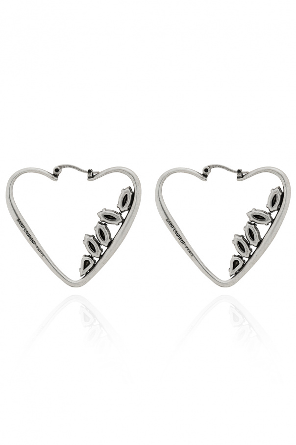 Saint Laurent Heart-shaped earrings