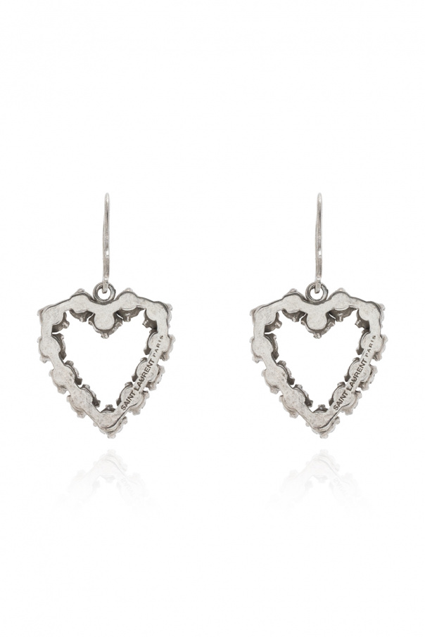 Saint Laurent Heart-shaped earrings