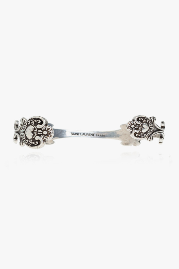 Saint Laurent ‘You & Me’ brass bracelet