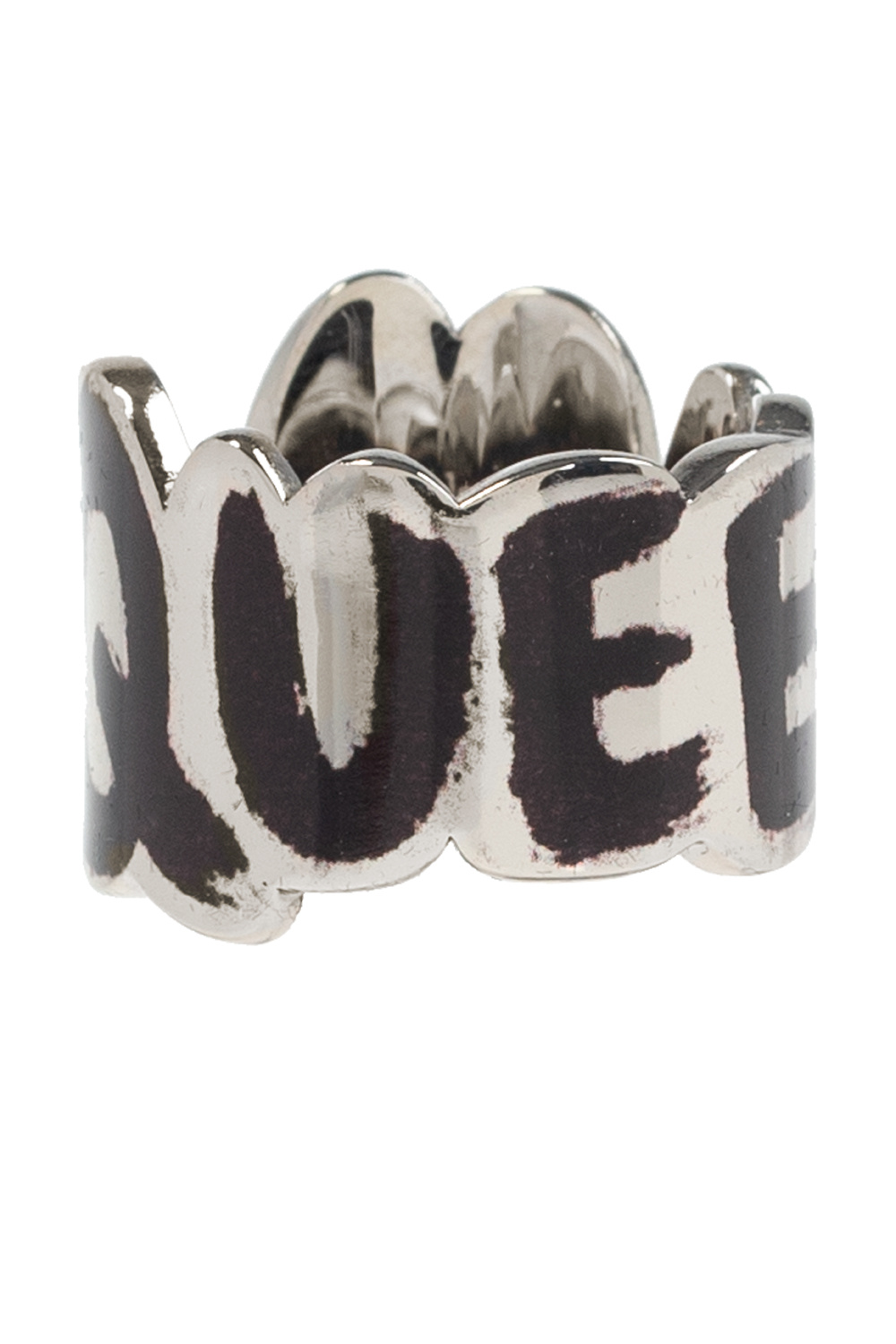 Alexander McQueen Ring with logo