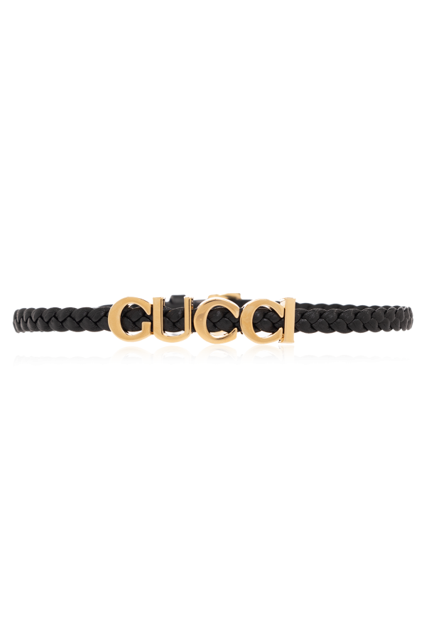 Leather choker od Gucci