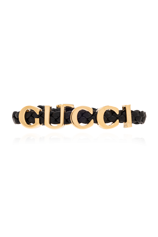 Gucci Skórzana bransoleta