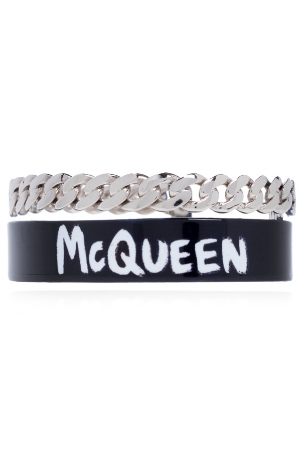 Alexander McQueen Bracelet with logo