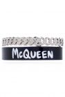 Alexander McQueen double leather buckle belt