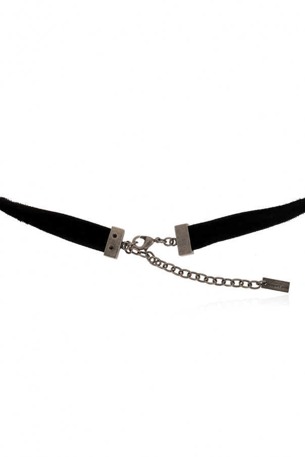 Saint Laurent saint laurent monogram leather belt item