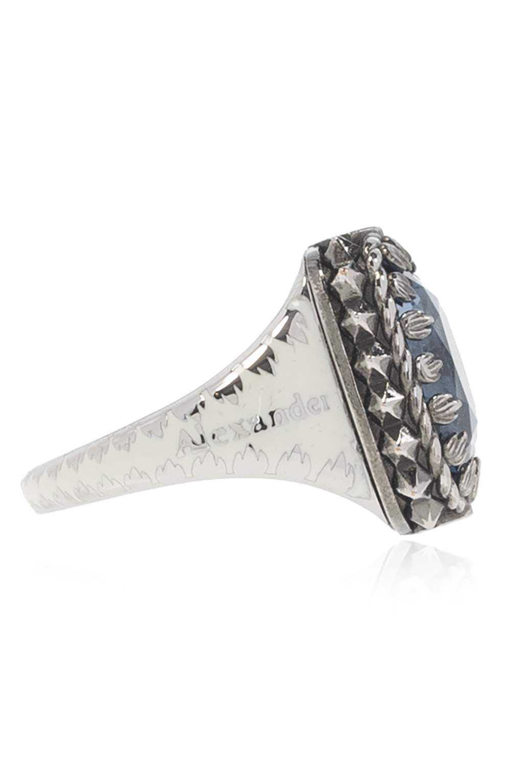 Alexander GIA 7.11 Carat Sapphire with Diamonds Three-Stone Ring 18 Karat  Gold For Sale at 1stDibs | alexander stone ring