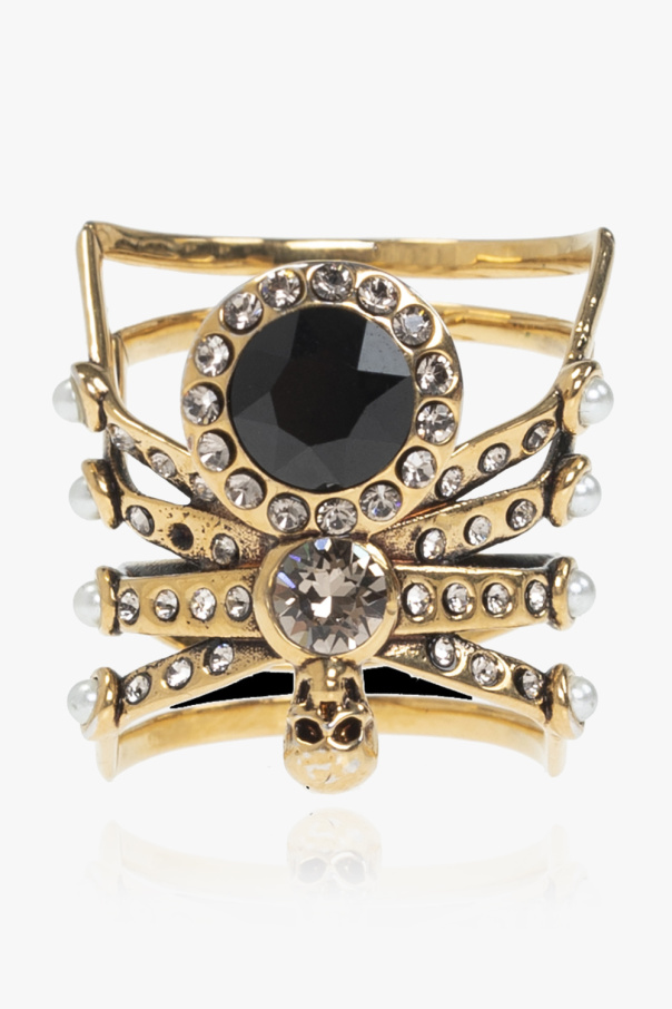 Embellished ring od Alexander McQueen