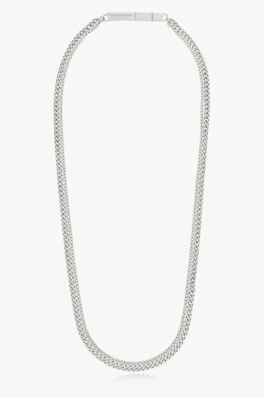 bottega aksamitna Veneta Silver necklace
