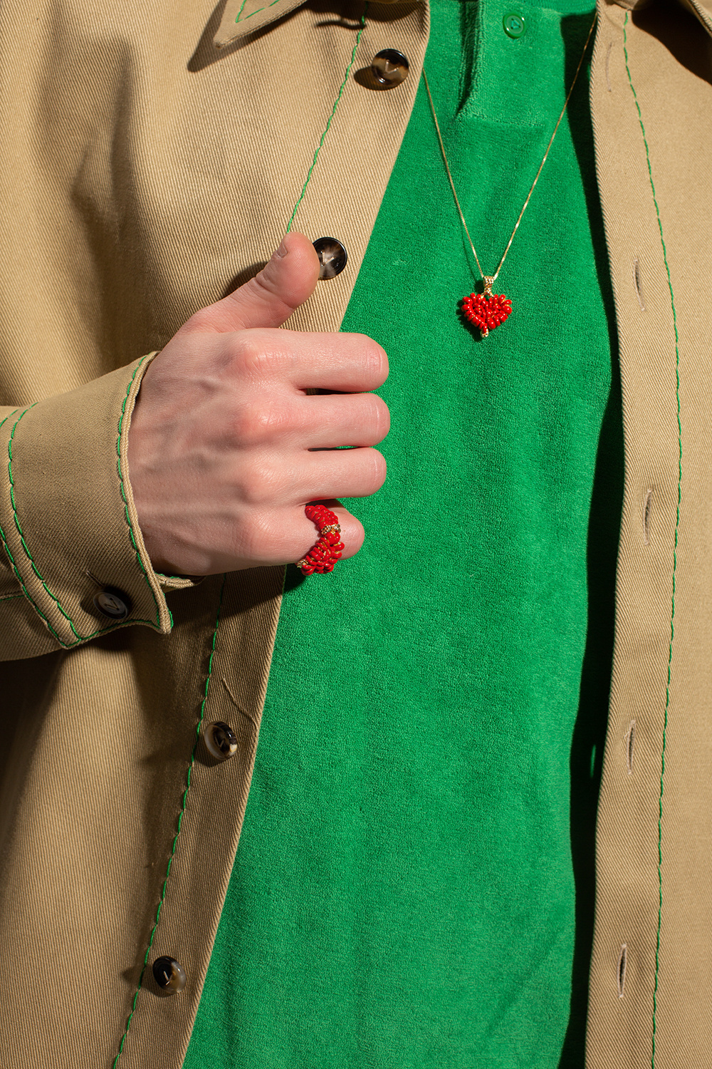 Bottega Veneta Gold-plated ring