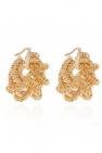 bottega plated Veneta Silver earrings