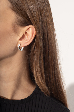 Brass earrings od Saint Laurent