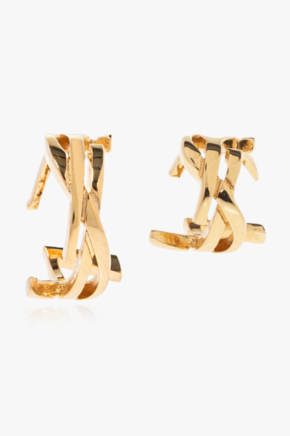 Saint Laurent Logo ear cuffs set