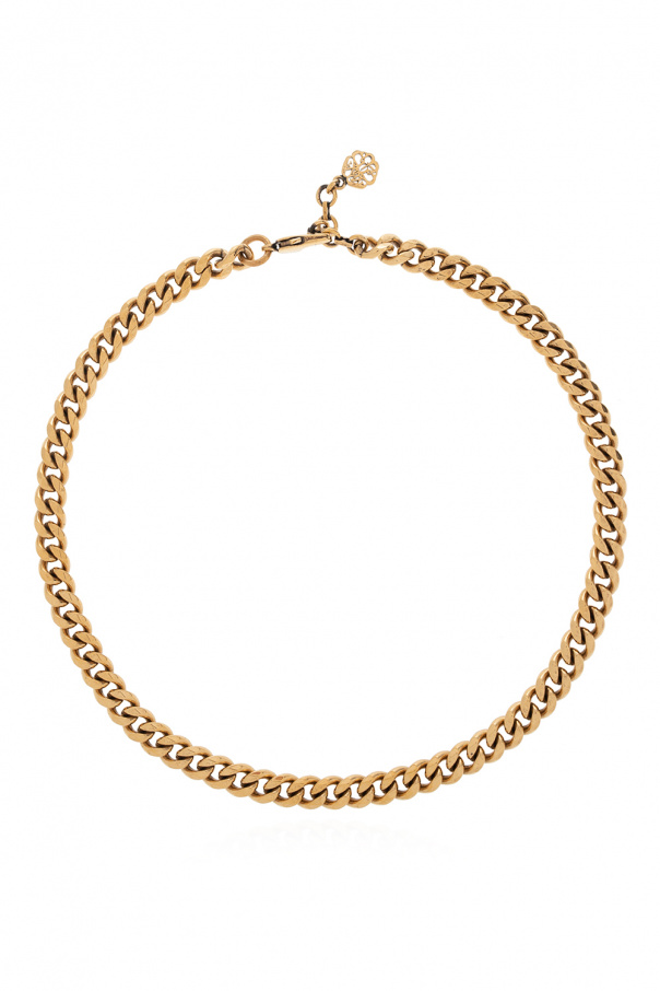 Alexander McQueen Brass necklace