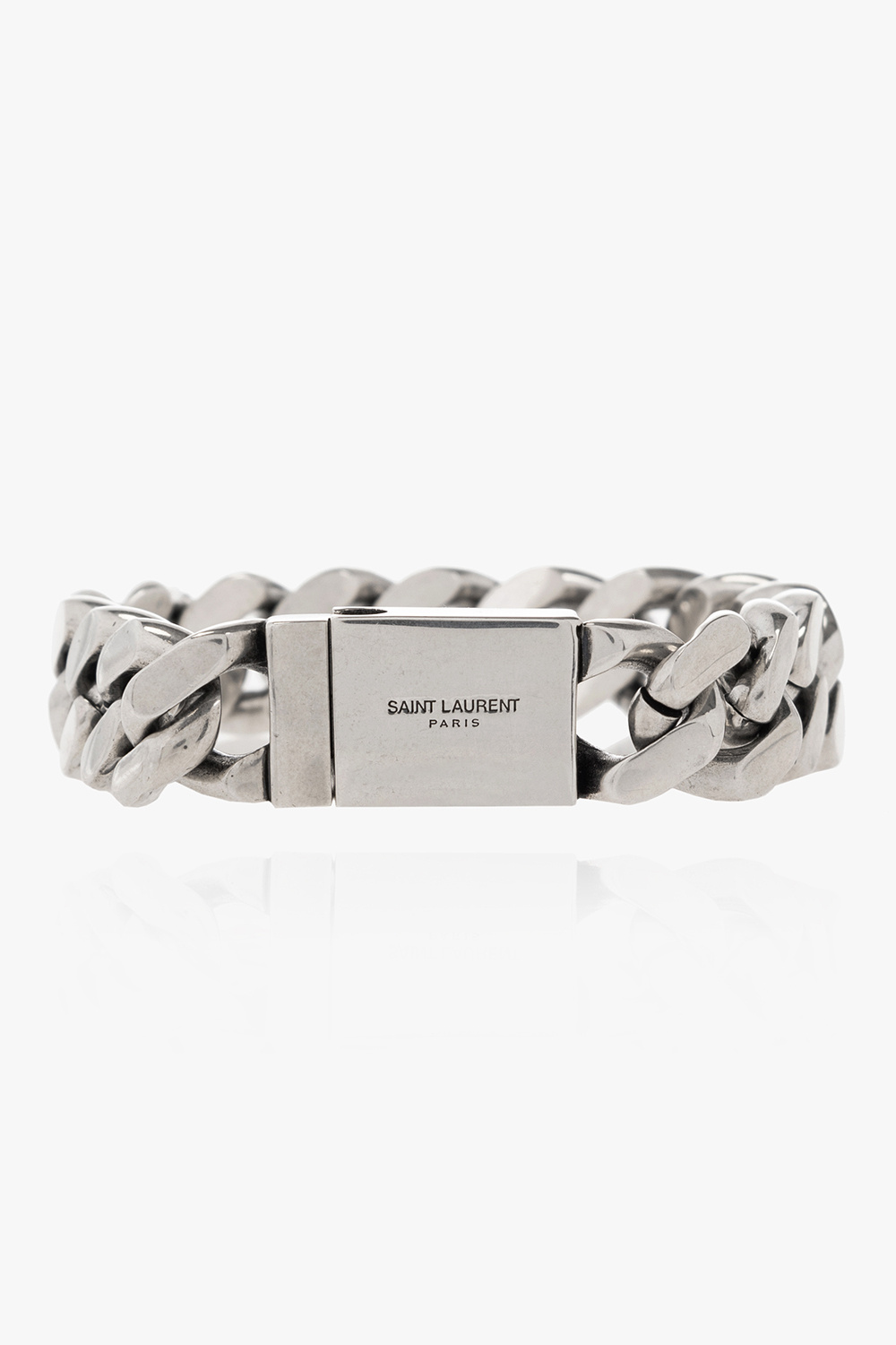 Saint Laurent Brass bracelet with logo