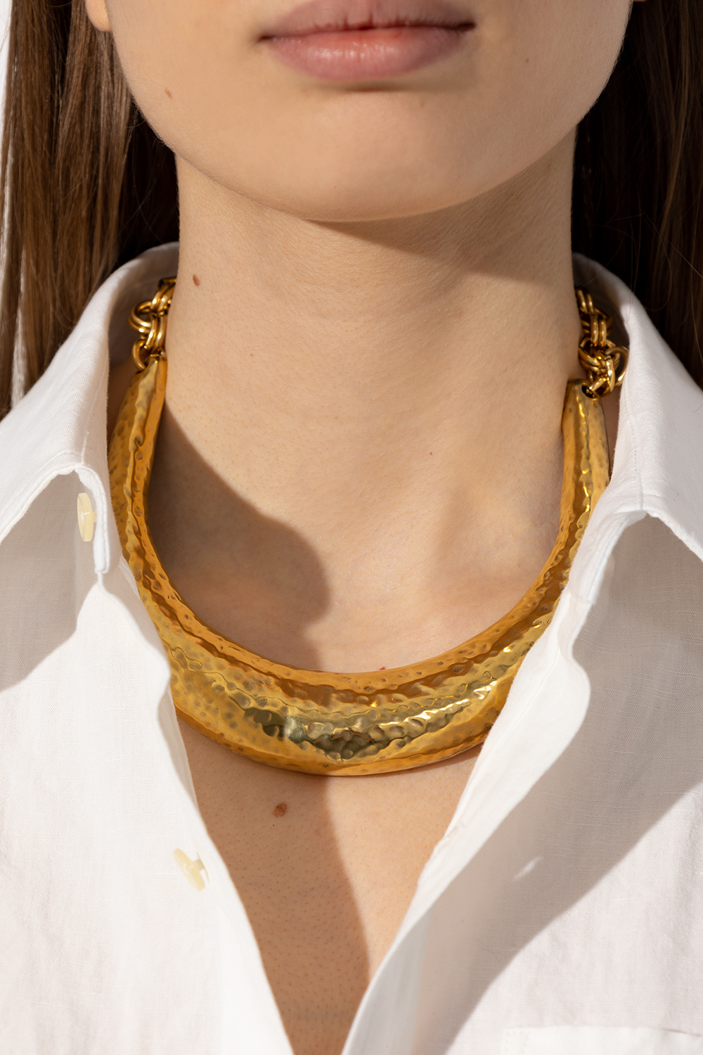 Saint Laurent Brass necklace