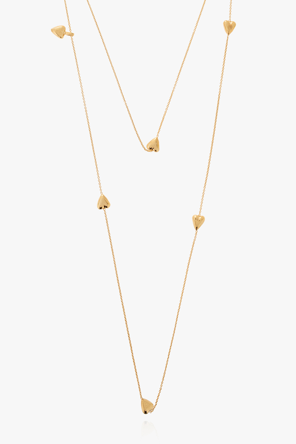 Saint Laurent Long brass necklace