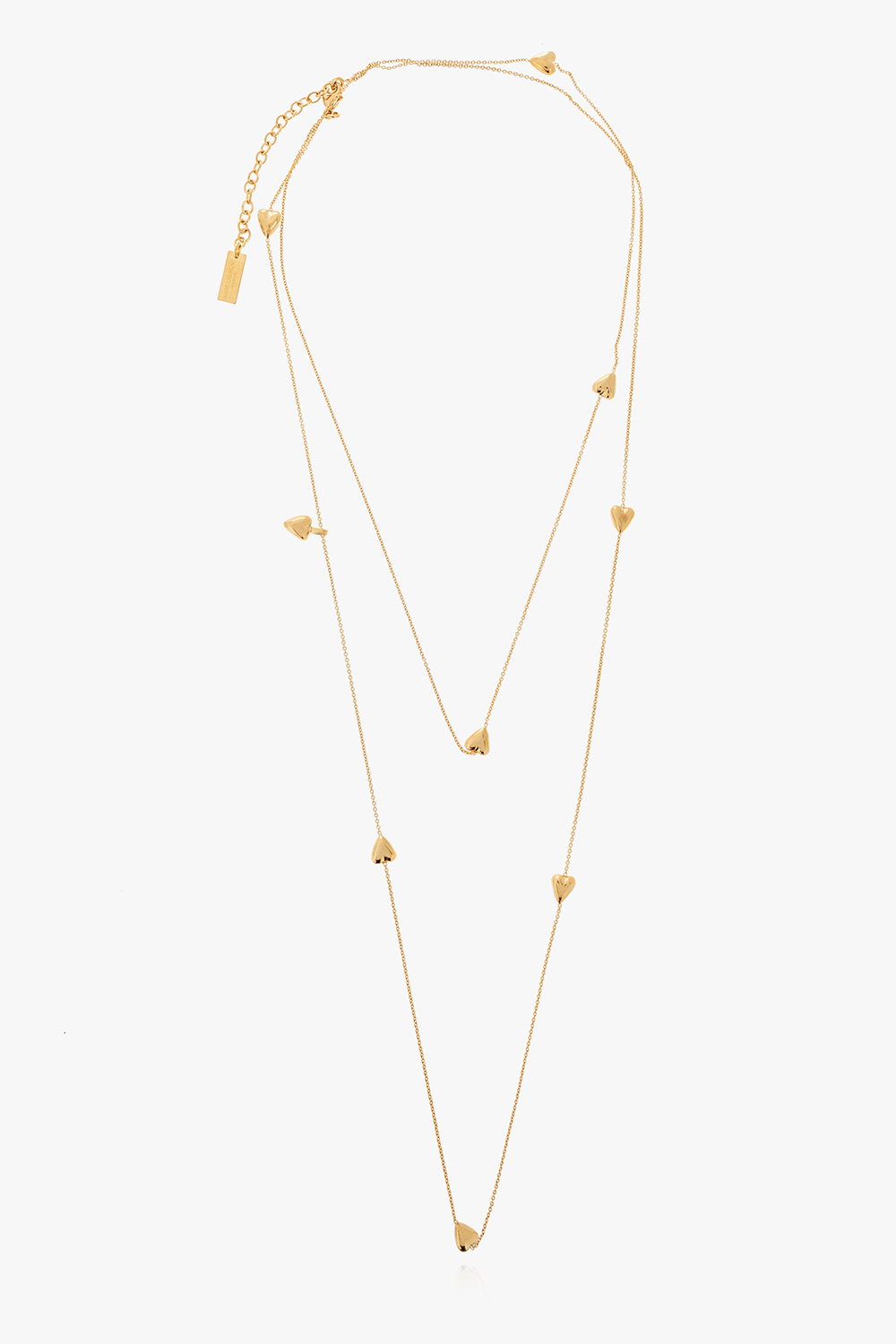 Saint Laurent Long brass necklace