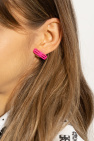 Balenciaga neon BB Icon earrings